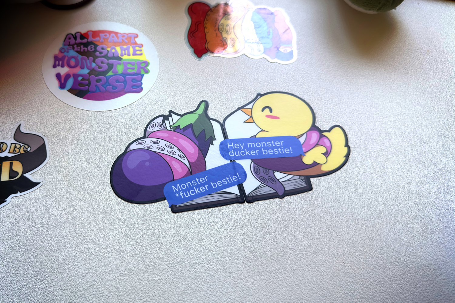 Monster F*cker Besties Stickers