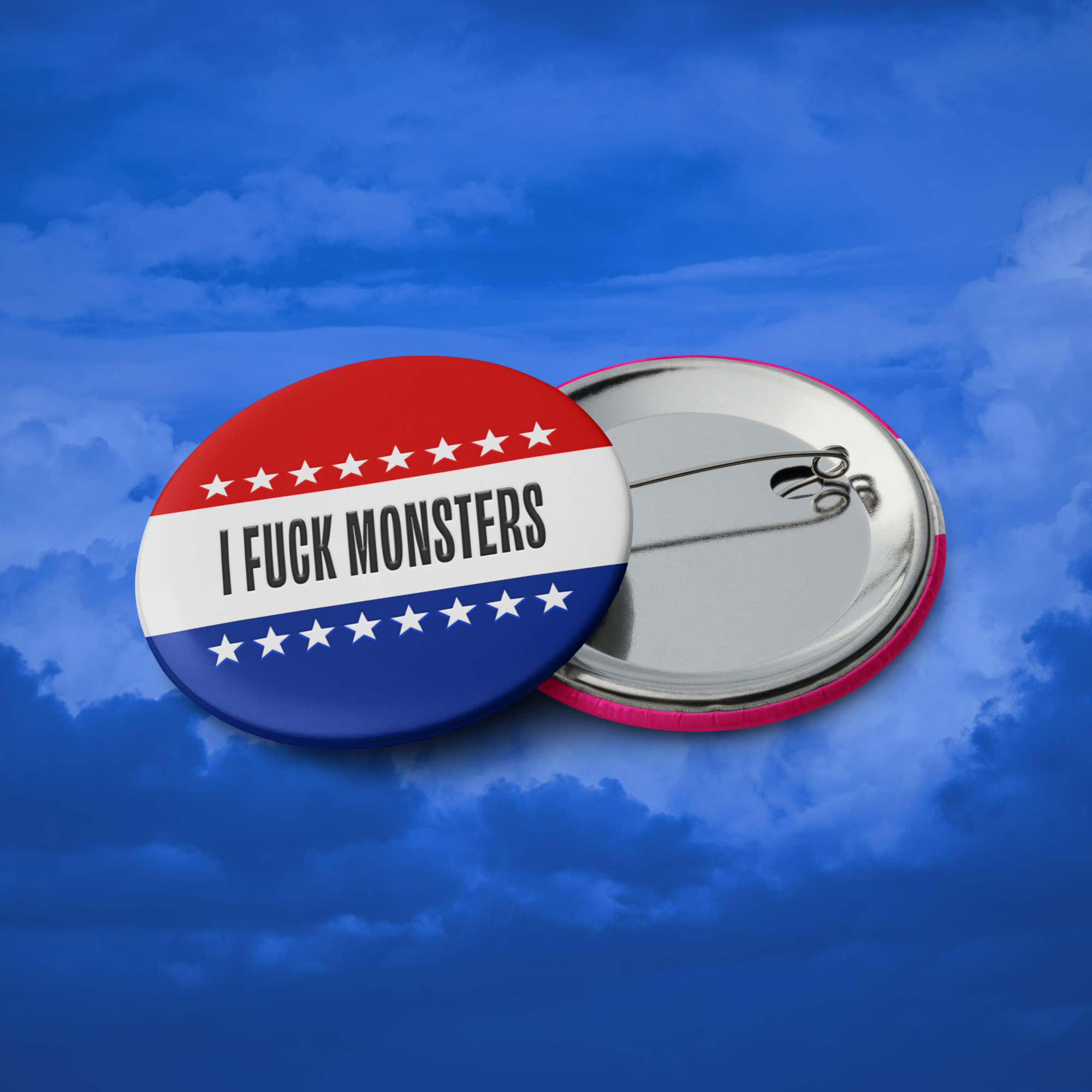 I Fuck Monsters – Set of 5 Pins