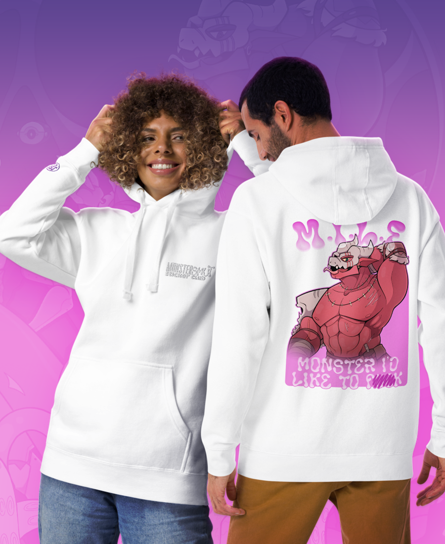 M.I.L.F. Hoodie – White