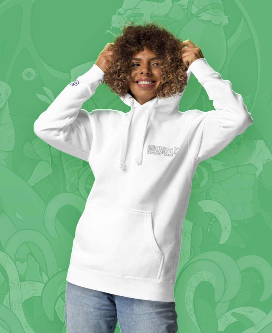 M.I.L.F. Hoodie – White – Image #4