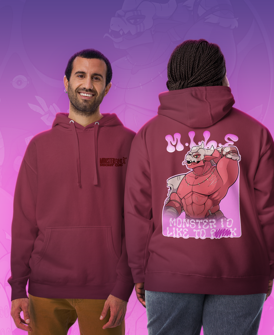 M.I.L.F. Hoodie – Maroon