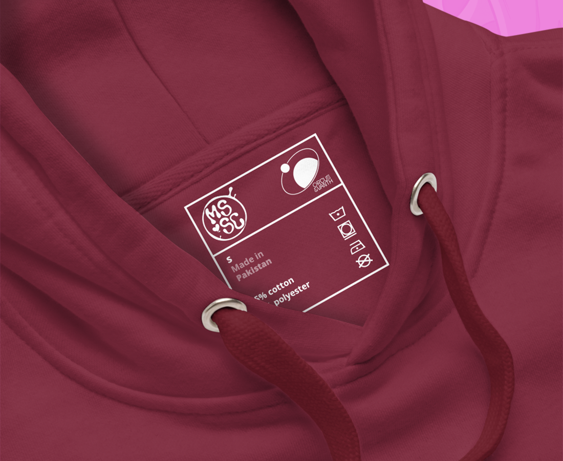 M.I.L.F. Hoodie – Maroon – Image #2