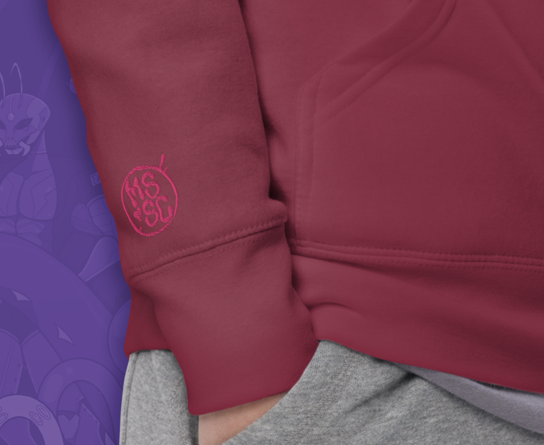 M.I.L.F. Hoodie – Maroon – Image #3