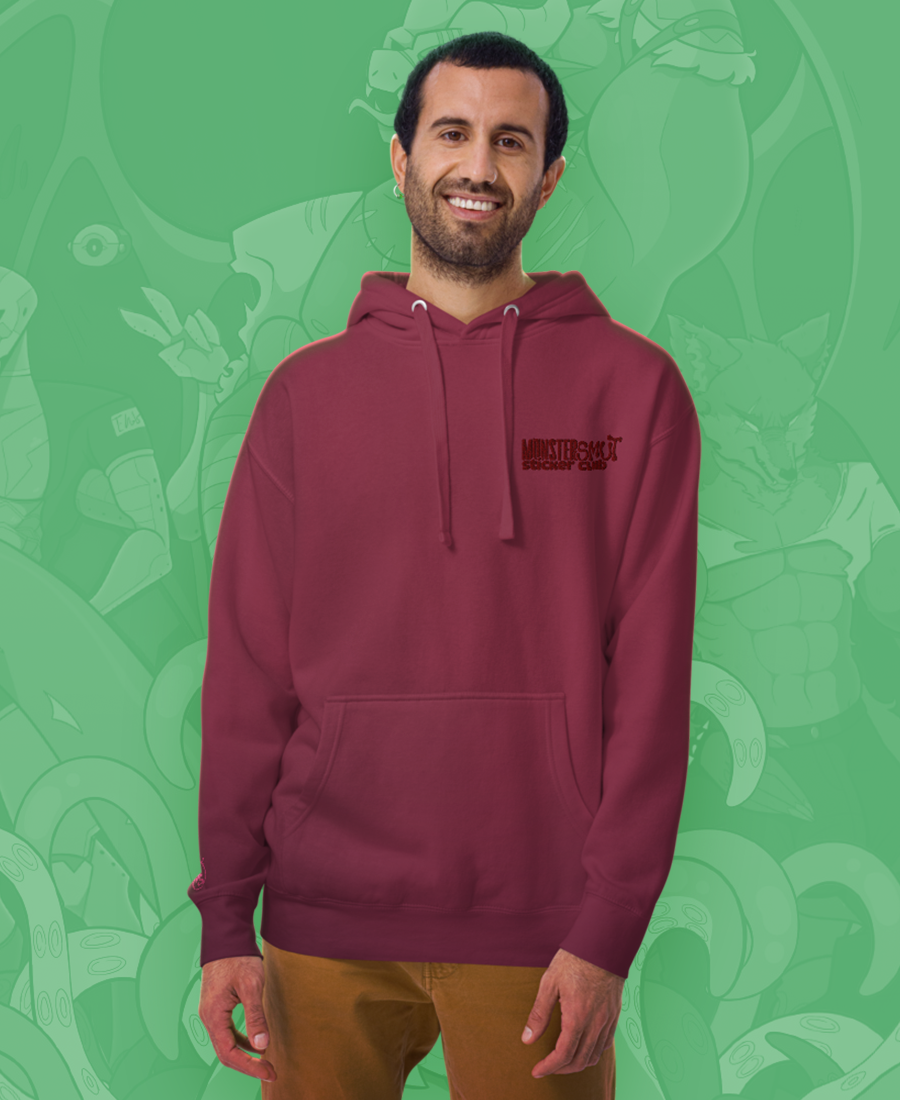 M.I.L.F. Hoodie – Maroon – Image #4